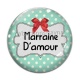 Cabochon Verre - marraine d'amour