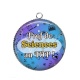 Pendentif Cabochon Argent - prof de sciences au top
