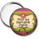 Miroir de poche - pour ma marraine chérie