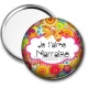 Miroir de poche - je t'aime marraine