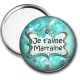 Miroir de poche - je t'aime marraine