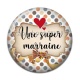 Cabochon Résine - une super marraine