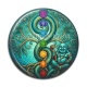 Cabochon Résine - arbre de vie bouddha