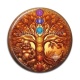 Cabochon Résine - arbre de vie bouddha