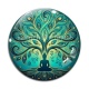 Cabochon Verre - arbre de vie bouddha