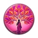 Cabochon Résine - arbre de vie bouddha