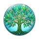 Cabochon Verre - arbre de vie