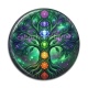 Cabochon Résine - arbre de vie et chakra