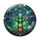 Cabochon Verre - arbre de vie et chakra