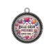 Pendentif Cabochon Argent - belle soeur préférée super cool