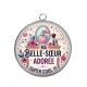 Pendentif Cabochon Argent - ma belle soeuradorée. super cool