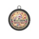 Pendentif Cabochon Argent - une belle soeur fantastique super cool