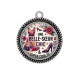 Pendentif Cabochon Argent - une belle soeur chic super cool