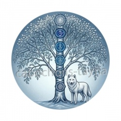 arbre de vie et loup