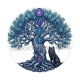 arbre de vie et loup