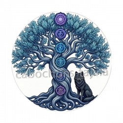 arbre de vie et loup