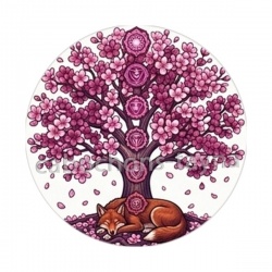 arbre de vie et loup