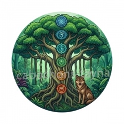 arbre de vie et loup