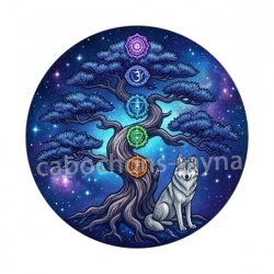 arbre de vie et loup