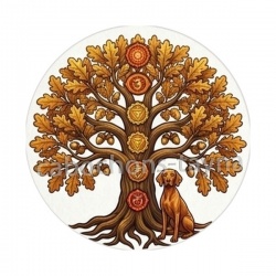 arbre de vie et chien