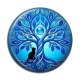 Cabochon Résine - arbre de vie et chat