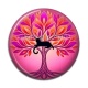 Cabochon Résine - arbre de vie et chat
