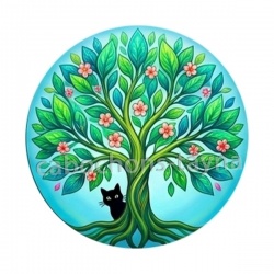 arbre de vie et chat