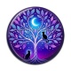 Cabochon Résine - arbre de vie et chat