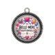 Pendentif Cabochon Argent - belle mère exceptionnelle
