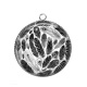 Pendentif Cabochon Argent - plume