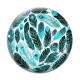 Cabochon Verre - plume