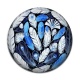 Cabochon Résine - plume