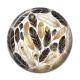 Cabochon Résine - plume