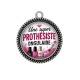 Pendentif Cabochon Argent - une super prothésiste ongulaire