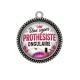 Pendentif Cabochon Argent - une super prothésiste ongulaire