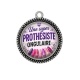 Pendentif Cabochon Argent - une super prothésiste ongulaire
