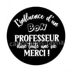 l'influence d'un bon professeur dure toute une vie