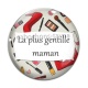 Cabochon Verre - la plus gentille maman