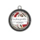 Pendentif Cabochon Argent - la plus gentille maman