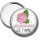 Miroir de poche - maman je t'aime