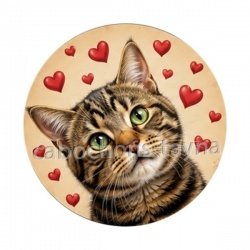 chat coeur
