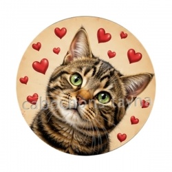 chat coeur