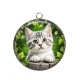 Pendentif Cabochon Argent - chaton