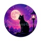 chat noir lune