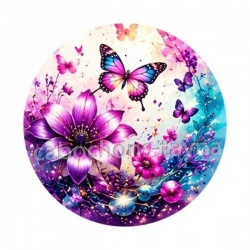 fleur et papillon