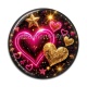 Cabochon Résine - coeur
