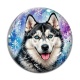 Cabochon Verre - loup