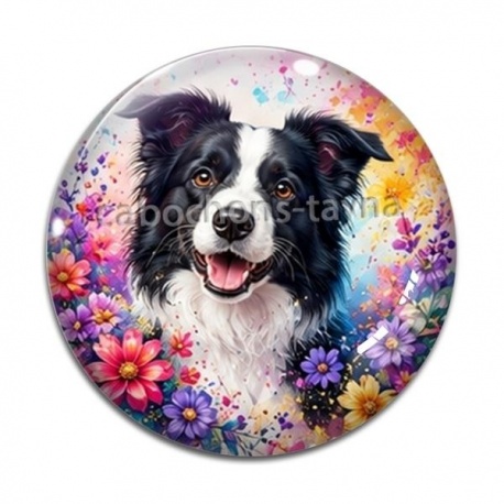 Cabochon Verre - chien