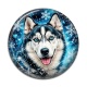 Cabochon Résine - loup