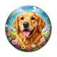 Cabochon Verre - chien